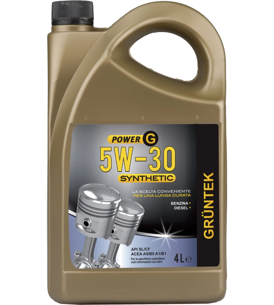 Olio power-g sintetico  4l 5w30 per motorediesel e benzina